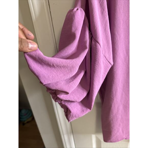 Ivy Jane Women’s Pink Balloon Sleeve Top Size M/L - Picture 2 of 5